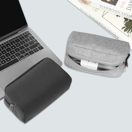 Bolsa organizadora de dispositivos electrónicos HAWEEL para guardar cargadores, baterías externas, cables, mouse y auriculares, tamaño L, organizador de dispositivos electrónicos, tamaño L