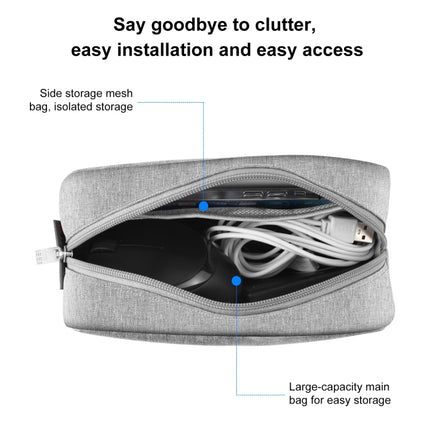 HAWEEL Electronics Organizer Storage Bag for Charger, Power Bank, Cables, Mouse, Earphones, Size: L, Electronic Organizer, Size: L