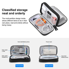 HAWEEL Electronic Organizer Double Layers Storage Bag for Cables, Charger, Power Bank, Phones, Earphones, Double Layers Organizer