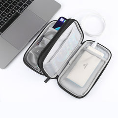 HAWEEL Electronic Organizer Double Layers Storage Bag for Cables, Charger, Power Bank, Phones, Earphones, Double Layers Organizer