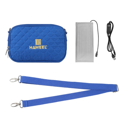 HAWEEL Messenger Shoulder Small Bag Digital Tablet Phone Warmer Storage Bag with Hand Warmer