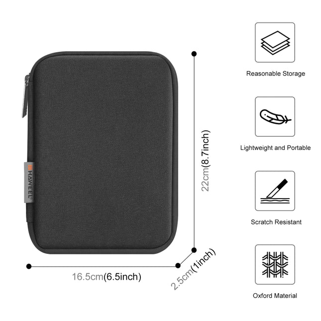 HAWEEL Watch Band Organizer Box Earphones / U Disk / Digital Cable Storage Case