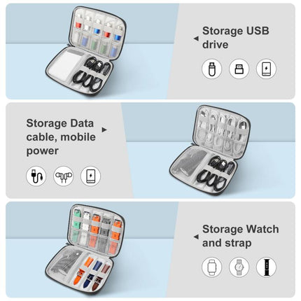 HAWEEL Watch Band Organizer Box Earphones / U Disk / Digital Cable Storage Case, Watch Band Organizer, Size: M
