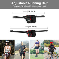 HAWEEL Multi-function Sports Fitness Water Bottle Waist Bag, Bottle Waist Bag