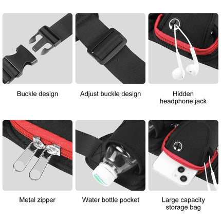 HAWEEL Multi-function Sports Fitness Water Bottle Waist Bag, Bottle Waist Bag