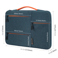 HAWEEL 13.0 inch Sleeve Case Zipper Briefcase Laptop Handbag For Macbook, Samsung, Lenovo Thinkpad, Sony, DELL Alienware, CHUWI, ASUS, HP, 13 inch -13.5 inch Laptops, 13.0-13.5 inch