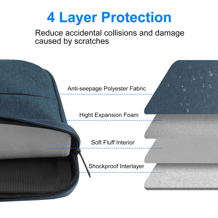 HAWEEL 14.0 inch-15.0 inch Laptop Sleeve Case Zipper Briefcase Handbag For Macbook, Samsung, Lenovo Thinkpad, Sony, DELL Alienware, CHUWI, ASUS, HP Laptops