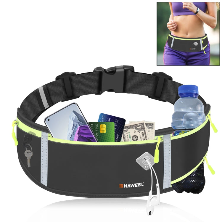 HAWEEL Running Belt Waist Fanny Pack Bag Sports Waterproof Waist Phone Pocket, Waist Phone Pocket