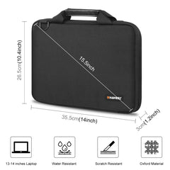 HAWEEL 13.0 inch-14.0 inch Briefcase Crossbody Laptop Bag For Macbook, Lenovo Thinkpad, ASUS, HP, 13.0 inch-14.0 inch