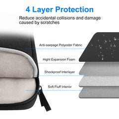HAWEEL 13.0 inch-14.0 inch Briefcase Crossbody Laptop Bag For Macbook, Lenovo Thinkpad, ASUS, HP, 13.0 inch-14.0 inch