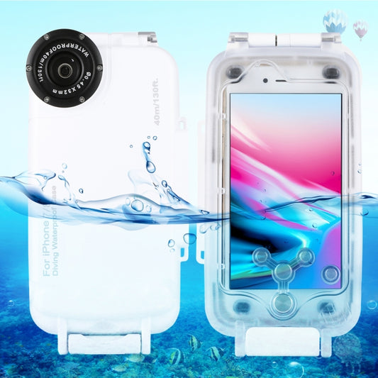 HAWEEL 40m/130ft Diving Case for iPhone 7 & 8, Photo Video Taking Underwater Housing Cover, For iPhone 8 & 7, For iPhone 7 & 8, For 7(US Stock), For 8 & 7(US Stock)