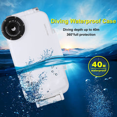 HAWEEL 40m/130ft Diving Case for iPhone 7 & 8, Photo Video Taking Underwater Housing Cover, For iPhone 8 & 7, For iPhone 7 & 8, For 7(US Stock), For 8 & 7(US Stock)