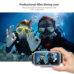 Estuche de buceo HAWEEL de 40 m/130 pies para iPhone X/XS, carcasa subacuática para tomar fotografías y videos, para iPhone X