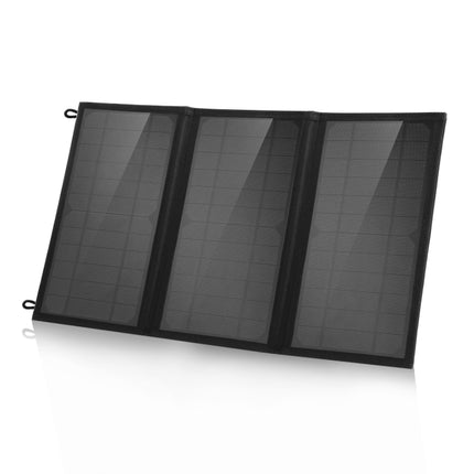 HAWEEL 18W 3 Panels Foldable Solar Panel Charger Bag with 5V / 3.1A Max Dual USB Ports, Support QC3.0 and AFC