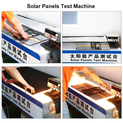 Tragbares 20-W-Solarpanel-Ladegerät aus monokristallinem Silizium von HAWEEL, mit USB-Anschluss und Halterung sowie Tiger-Clip, unterstützt QC3.0 und AFC