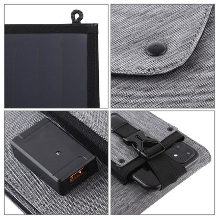 HAWEEL 14W Ultrathin Foldable Solar Panel Charger with 5V / 2.2A USB Port, Support QC3.0 and AFC