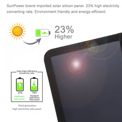 HAWEEL 21W Ultrathin 3-Fold Foldable 5V / 3A Solar Panel Charger with Dual USB Ports, Support QC3.0 and AFC, Ultrathin 21W