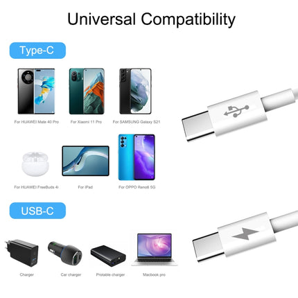 HAWEEL 25W 3A Type-C / USB-C to Type-C / USB-C PD Fast Charging Data Cable, Length: 2m