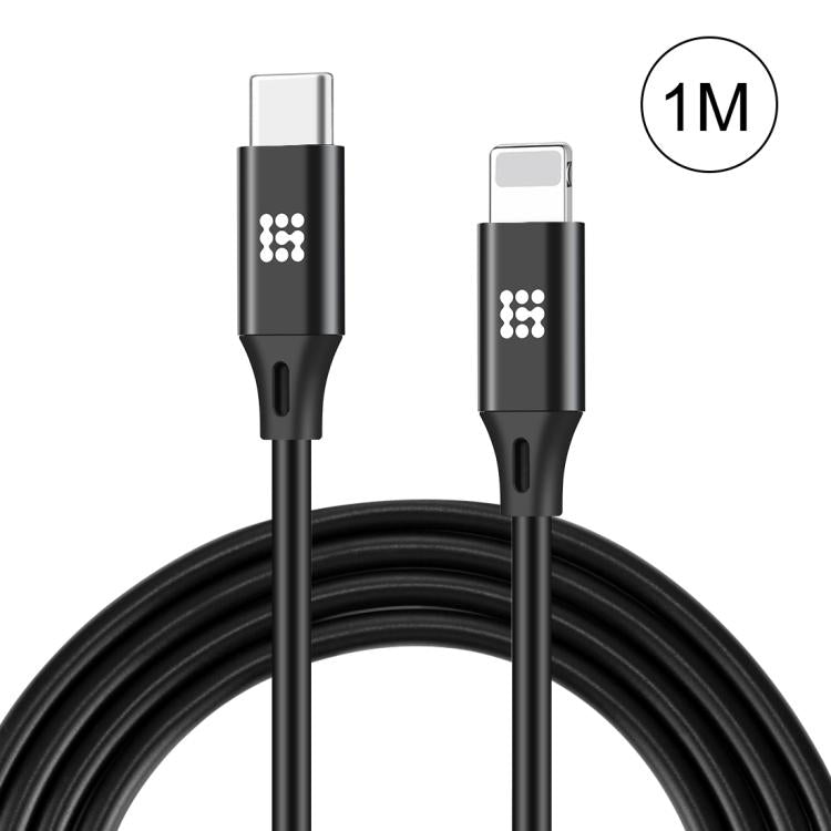 Cable de carga y sincronización de datos OTG de 8 pines USB-C/Tipo-C de 1 m de HAWEEL