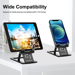 HAWEEL Adjustable Lifting Folding Portable Live Broadcast Desktop Plastic Holder, Plastic