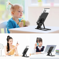 HAWEEL Adjustable Lifting Folding Portable Live Broadcast Desktop Plastic Holder, Plastic