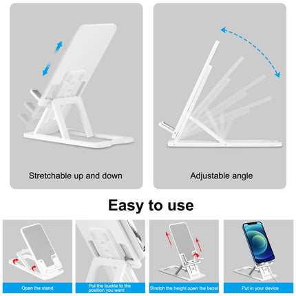 HAWEEL Adjustable Lifting Folding Portable Live Broadcast Desktop Plastic Holder, Plastic