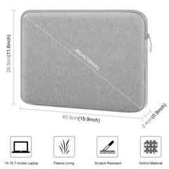 HAWEEL 16 inch Laptop Sleeve Case Zipper Briefcase Bag for 15-16.7 inch Laptop, For 15-16.7 inch Laptop