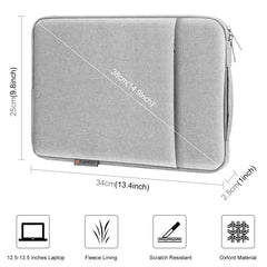 HAWEEL Laptop Sleeve Case Zipper Briefcase Bag with Handle for 12.5-13.5 inch Laptop, For 12.5-13.5 inch Laptop (with Handle)