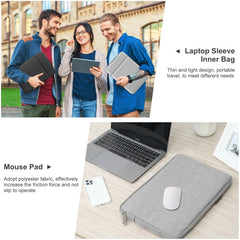 HAWEEL Laptop Sleeve Case Zipper Briefcase Bag with Handle for 12.5-13.5 inch Laptop, For 12.5-13.5 inch Laptop (with Handle)