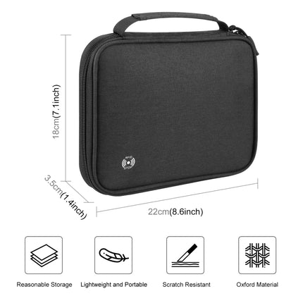 HAWEEL Passport Wallet Document Organizer Credit Cards Case Bag with Handle, Handle Bag