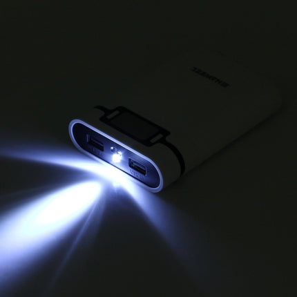 HAWEEL DIY 4 x 18650 Battery (Not Included) 10000mAh Power Bank Shell Box with 2 x USB Output & Display for iPhone, Galaxy, Sony, HTC, Google, Huawei, Xiaomi, Lenovo and other Smartphones