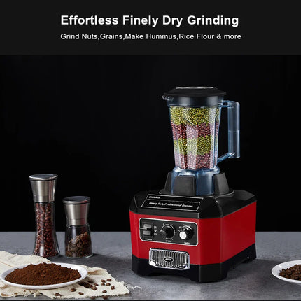 【7 Years Warranty】BPA Free Heavy Duty Professional Commercial Bar Blender Food Mixer Juicer Ice Crusher Smoothie Maker Max 2200W