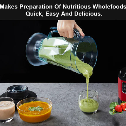 【7 Years Warranty】BPA Free Heavy Duty Professional Commercial Bar Blender Food Mixer Juicer Ice Crusher Smoothie Maker Max 2200W