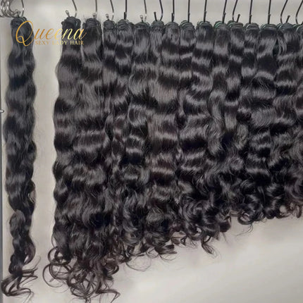 Hot Selling Cuticle Aligned Raw Vietnamese Human Hair Extension Raw Indian Curl Burmese Curly Natural Wave Hair Bundles