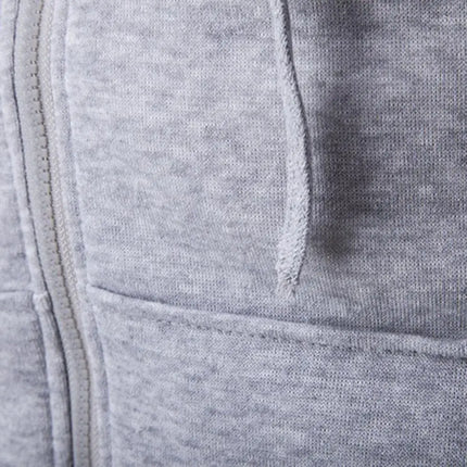 Autumn Men Sweatshirts Long Sleeve Jacket Hoodie Zipper Closure Jacket Male Hoodies Sweatshirt Slim Fit Male Clothing