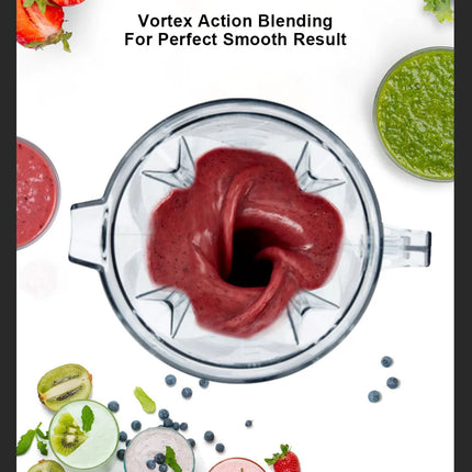 【7 Years Warranty】BPA Free Heavy Duty Commercial Grade Blender Professional Mixer Juicer Ice Smoothies Peak 2200W