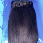 1pcs bundle straight / natural black / 20 Inches