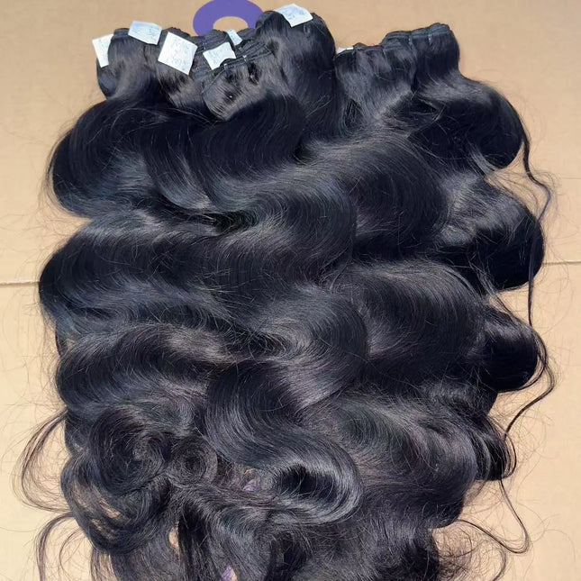 Top Quality Raw Human Hair Extension Cambodian Wavy Burmese Curly Hair Vendor
