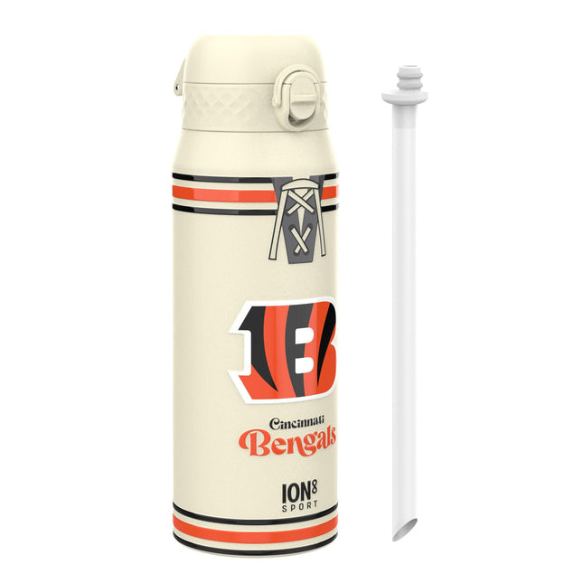 NFL x ION8 Insulated Steel Water Bottle, NFL Bengals, 750ml (24oz)