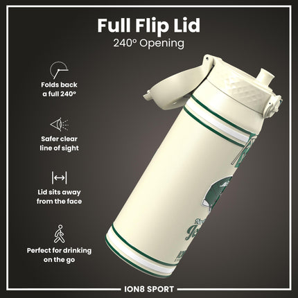 NFL x ION8 Insulated Steel Water Bottle, NFL Jets, 750ml (24oz)