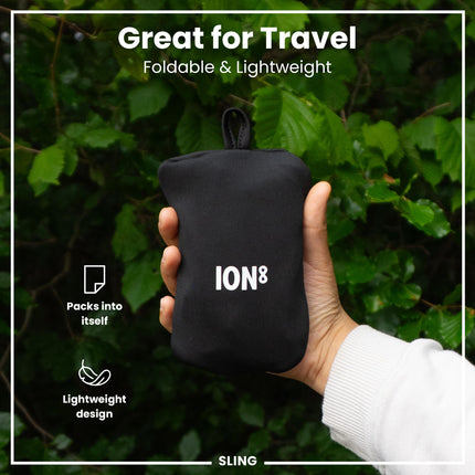 Lightweight, Sling Bottle Bag, Black