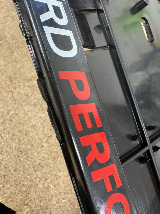 ** CLEARANCE ** Ford Performance Number Plate Holder Set of 2 **QUALITY ISSUE**