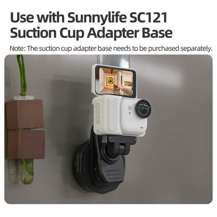 For Insta360 GO Ultra Sunnylife Magnetic Quick-Release Backpack Clip Action Camera Clamp Vertical-Horizontal Mount, For Insta360 GO Ultra
