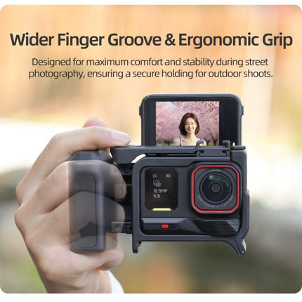 Sunnylife 2-in-1 Detachable Protective Frame & Street Photography Handle for Insta360 Ace Pro 2 / 1