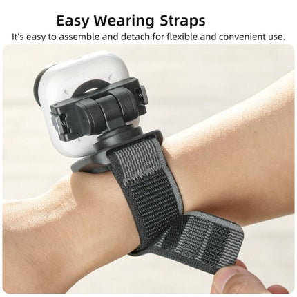 For Insta360 GO Ultra Sunnylife Magnetic Quick-Release Wrist Strap Adjustable Wristband Expansion Band Bicycle Strap Cat Collar, For Insta360 GO Ultra