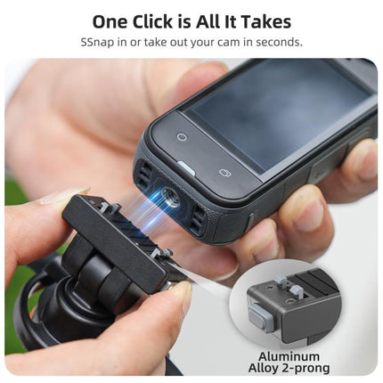 Sunnylife Magnetic POV Neck Mount Hand Free Video Vlog Neck Adjustable Selfie Holder with Body Strap For Insta360 X4 Air / X5 / Ace Pro 2 / 1 / Ace, For Insta360 X4 Air / X5 / Ace Pro 2 / 1 / Ace