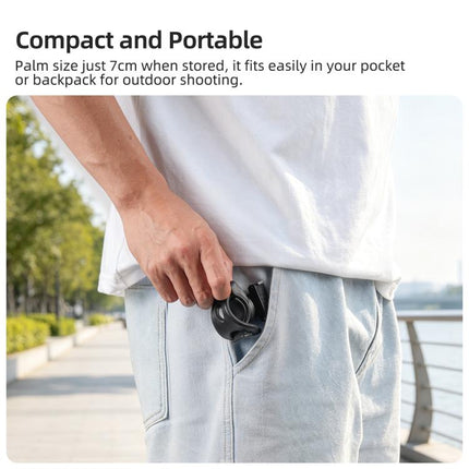 For Insta360 GO Ultra Sunnylife Magnetic Quick-Release Flexible Mount Series 360 Strap Wrap Band Mount Bike Tube Clip Holder, For Insta360 GO Ultra