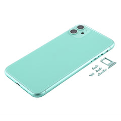 Back Housing Cover with SIM Card Tray & Side keys & Camera Lens for iPhone 11, For iPhone 11 (Camera Lens), Back Housing Cover for11, For iPhone11 (with Camera Lens), For iPhone 11 (with Camera Lens)