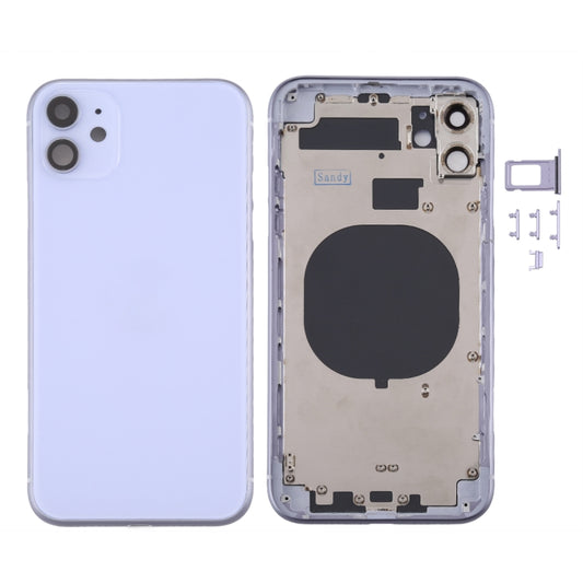 Back Housing Cover with SIM Card Tray & Side keys & Camera Lens for iPhone 11, Back Housing Cover for11, For iPhone11 (with Camera Lens), For iPhone 11 (Camera Lens), For iPhone 11 (with Camera Lens)
