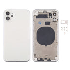 For iPhone 11 (with Camera Lens) / White